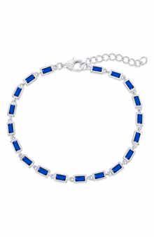 Bezel Cubic Zirconia Bracelet