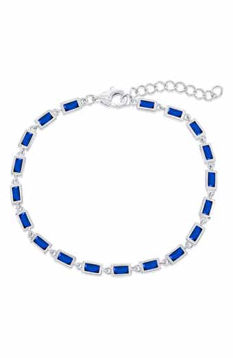 Bezel Cubic Zirconia Bracelet