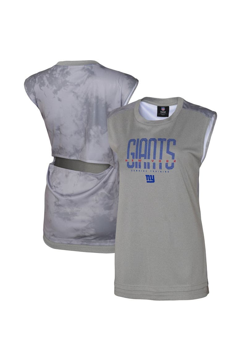 Women's Gray New York Giants No Sweat Tank Top, Main, color, Gray