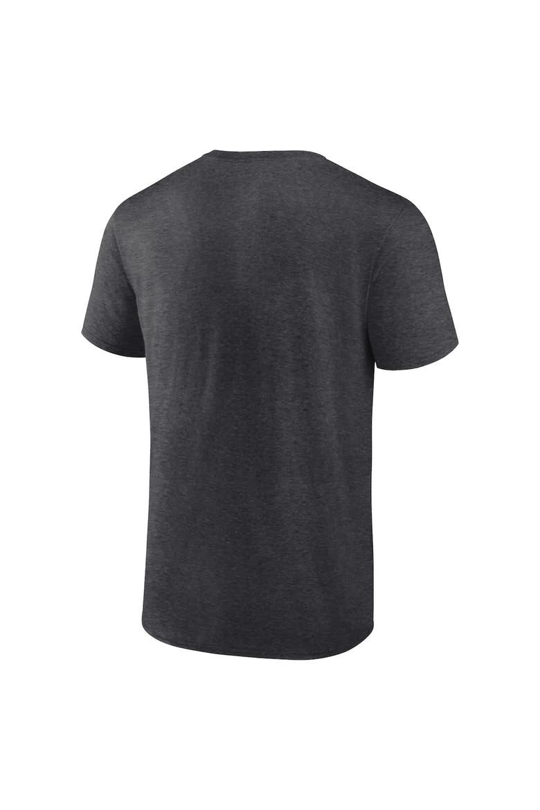Men's Fanatics Heather Charcoal Edmonton Oilers Authentic Pro Core Secondary T-Shirt, Alternate, color, Heather Charcoal