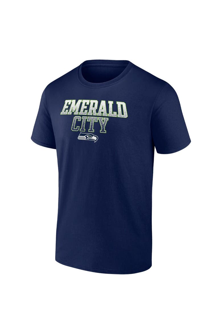 Men's Fanatics College Navy Seattle Seahawks Heavy Hitter T-Shirt, Alternate, color, Navy