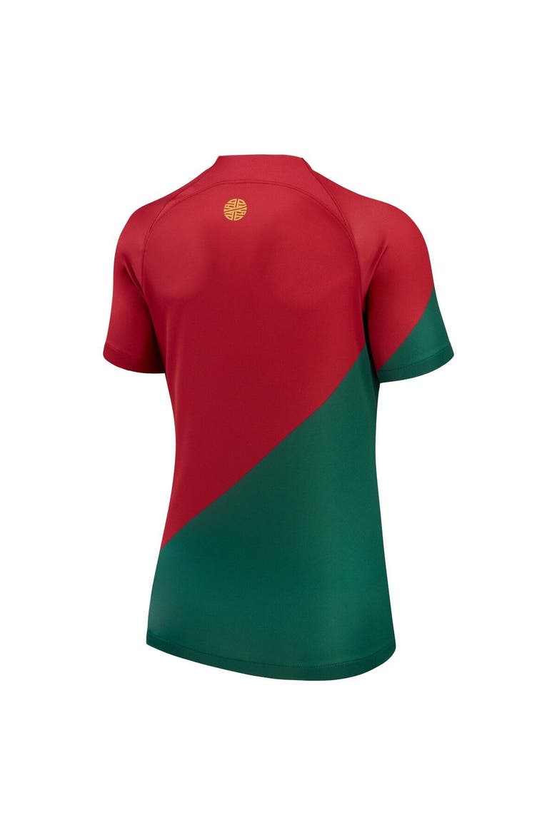 Women's Nike Red Portugal National Team 2022/23 Home Breathe Stadium Replica Blank Jersey, Alternate, color, Red