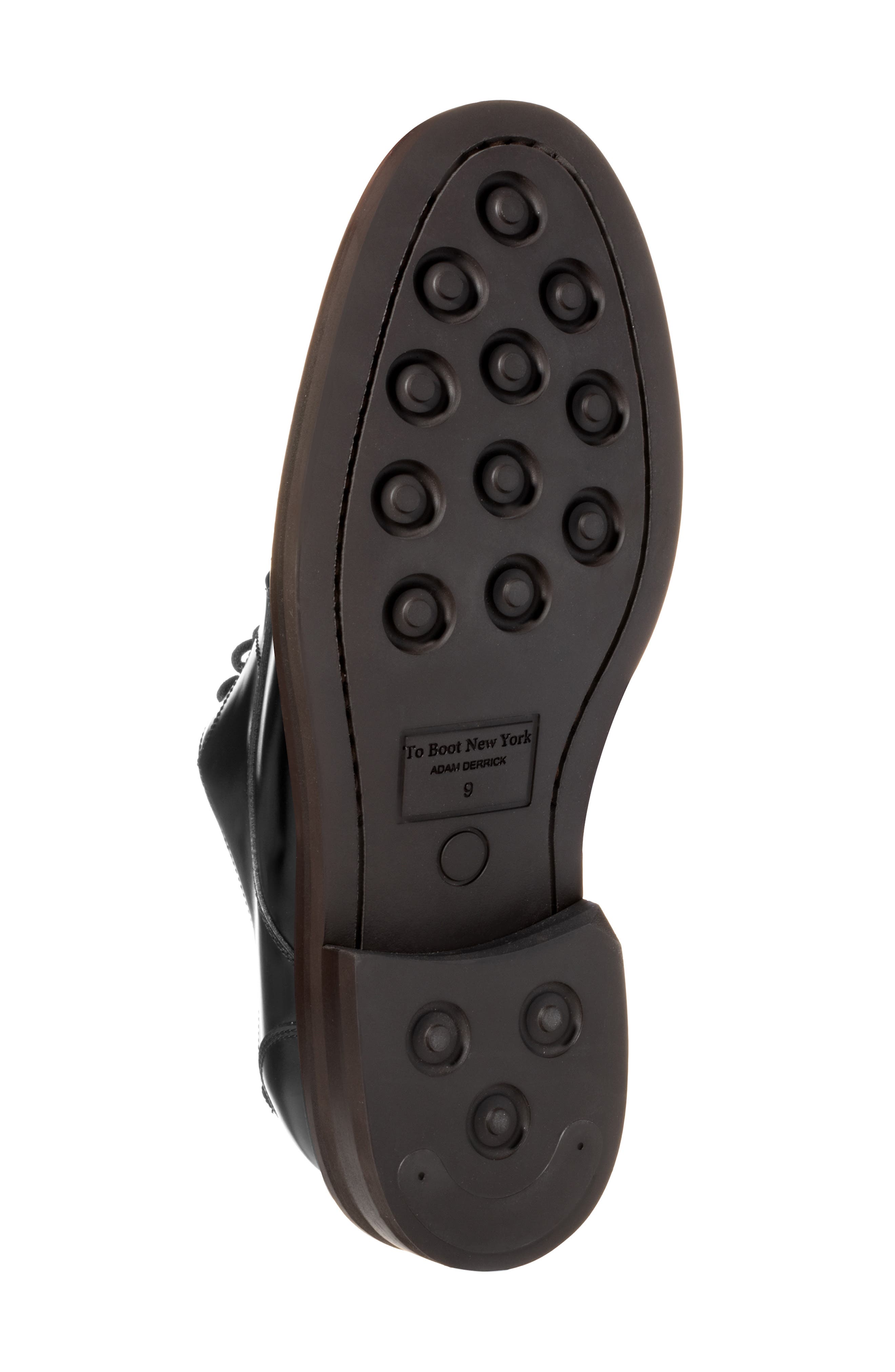 TO BOOT NEW YORK Curtis Moc Toe Derby, Alternate, color, Picusa Nero