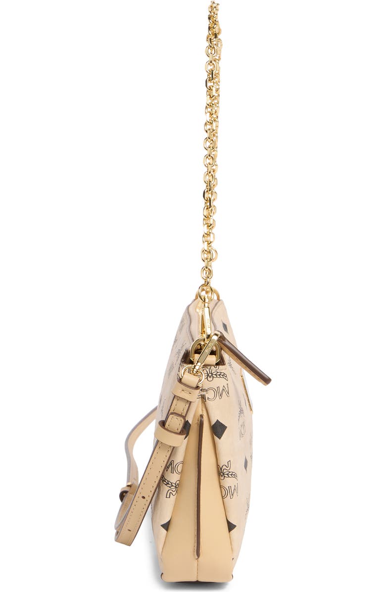 MCM Aren Shoulder Bag, Alternate, color, Beige