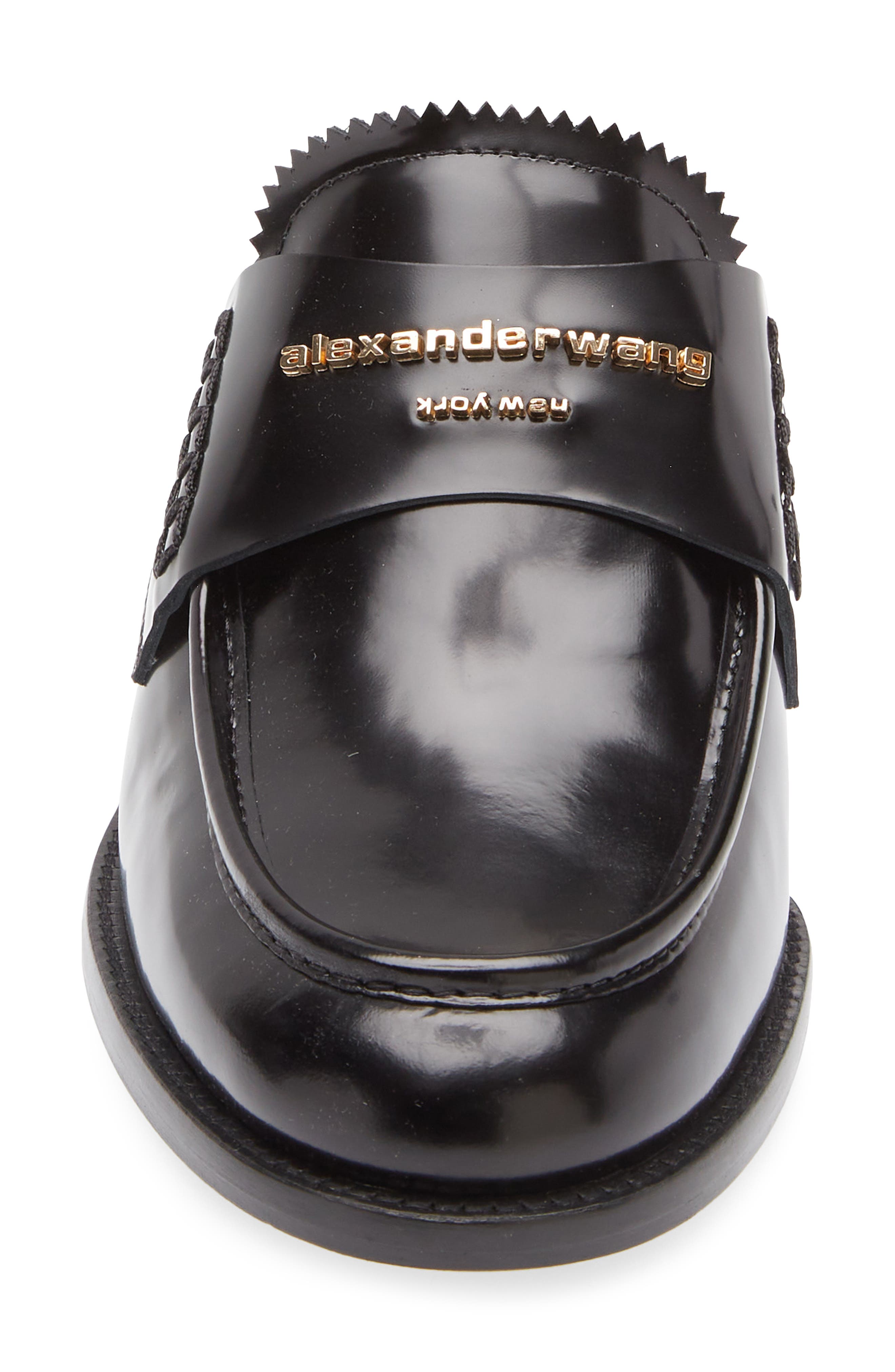 Alexander Wang Carter Loafer Mule, Alternate, color, Black