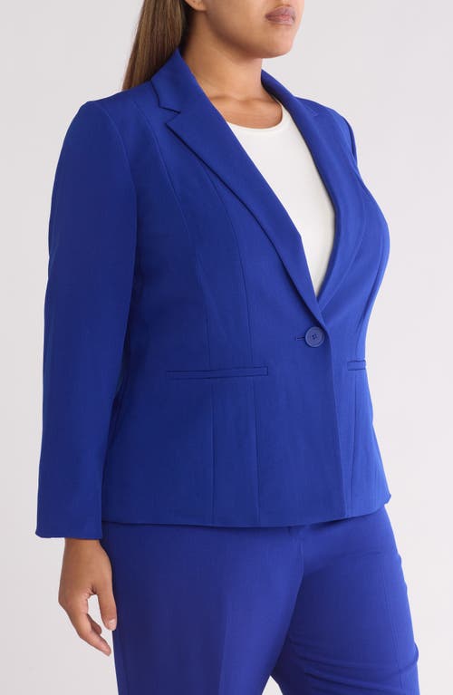 Kasper Cardigan-style Stretch Crepe Blazer
