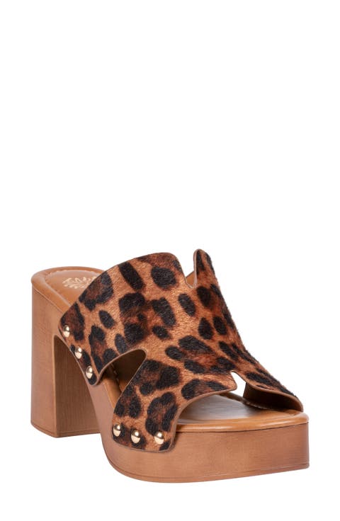 Cocktail Cutout Platform Mule (Women)