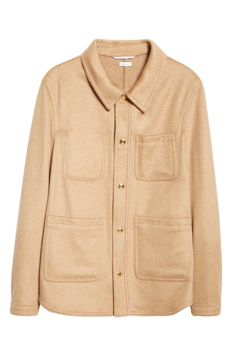 Thom Browne Utility Camel Hair Jacket, Alternate, color, Camel