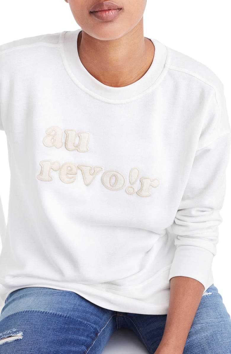 Madewell Au Revoir Sweatshirt, Alternate, color,