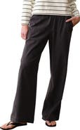 Marine Layer Allison Twill Wide Leg Trouser Pants