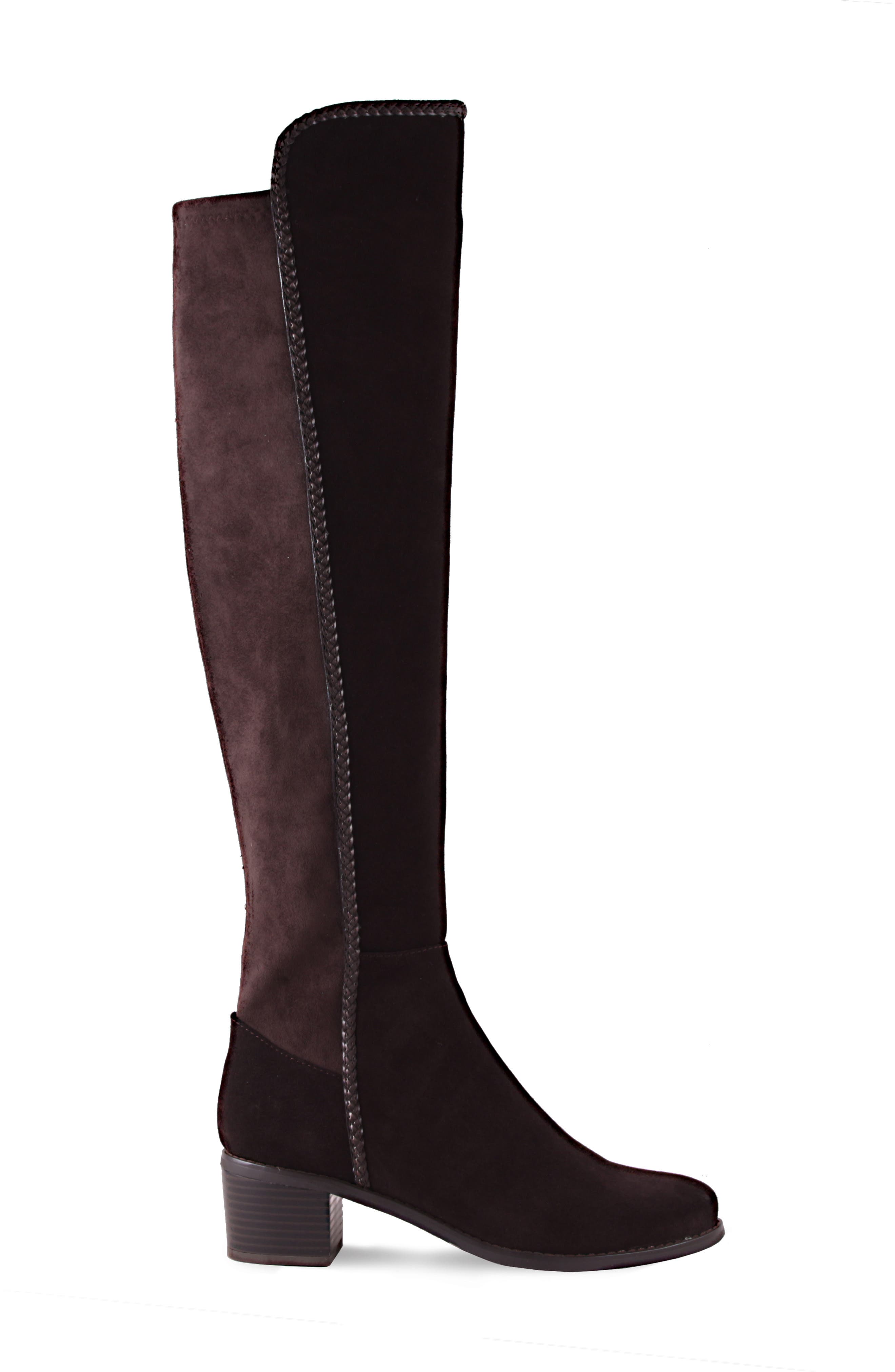 AquaDiva Florence Waterproof Over the Knee Boot, Alternate, color, 