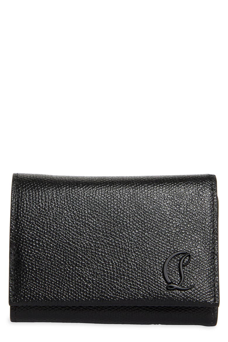 Mooncrest Compact Leather Trifold Wallet, Main, color, BLACK