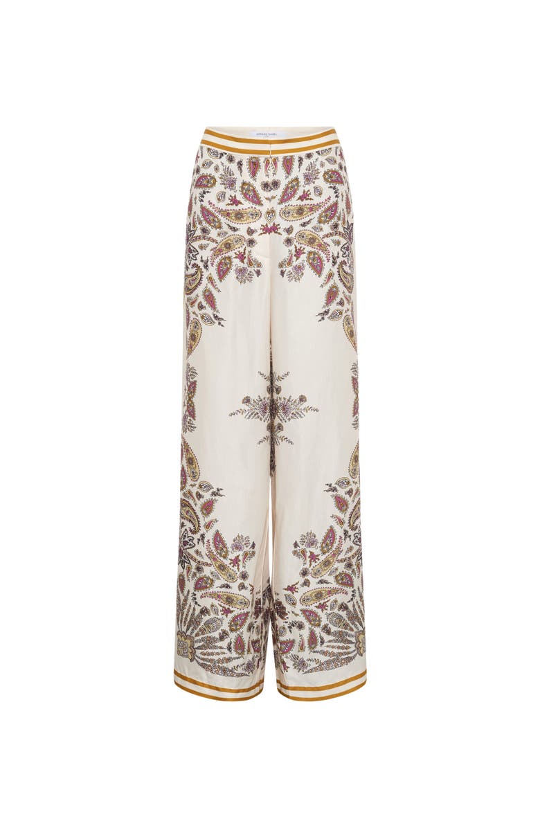 22535459 High-Waist Wide-Leg Trousers, Alternate, color, Yellow