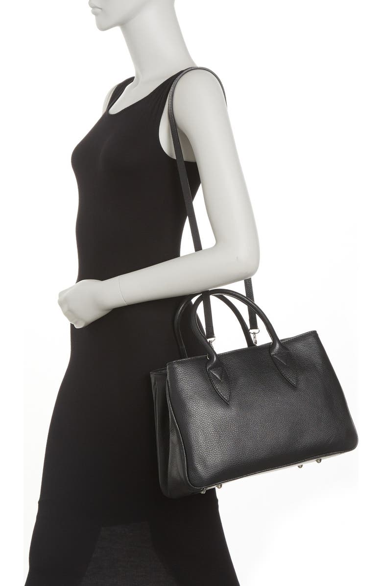 ANNA LUCHINI Leather Shopper Bag, Alternate, color,