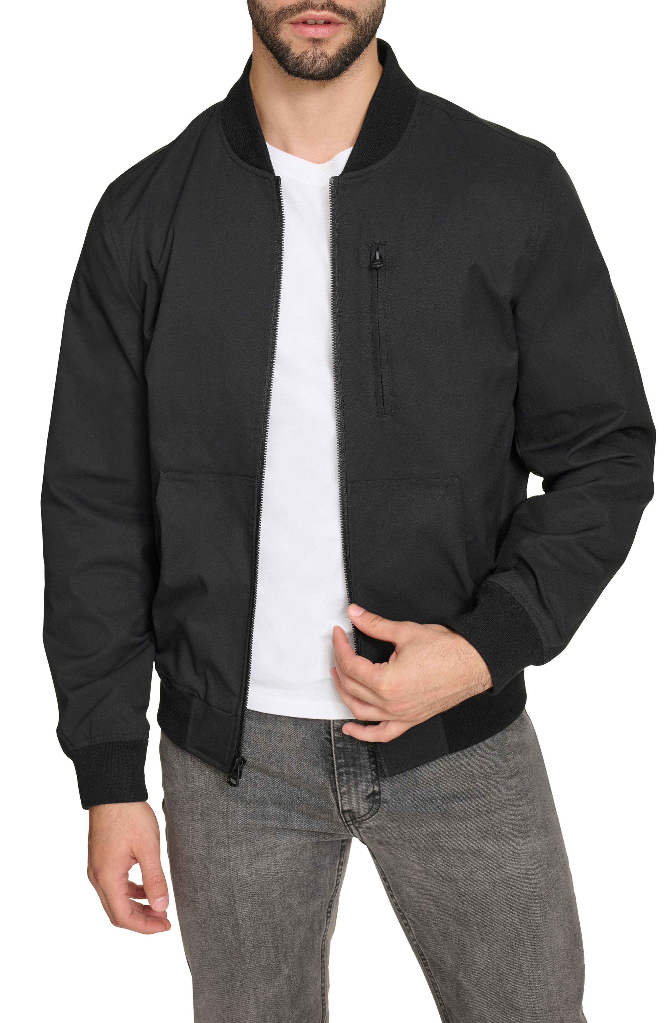 Levi's Oxford Water Resistant Bomber Jacket (Men) | Nordstrom