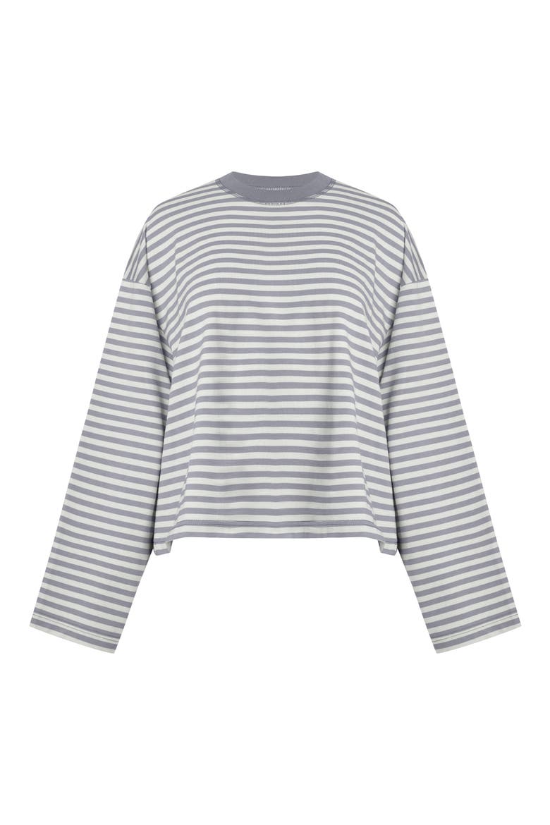 Bloom Stripe Top, Alternate, color, ASH STRIPE