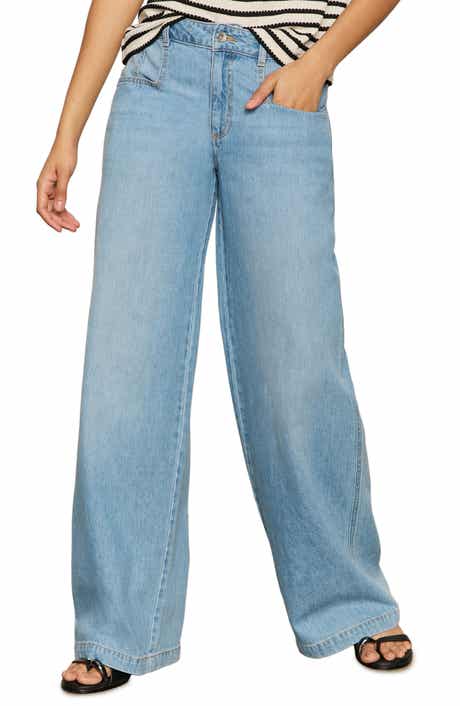 Sanctuary Highland Seamed Pocket Wide Leg Jeans