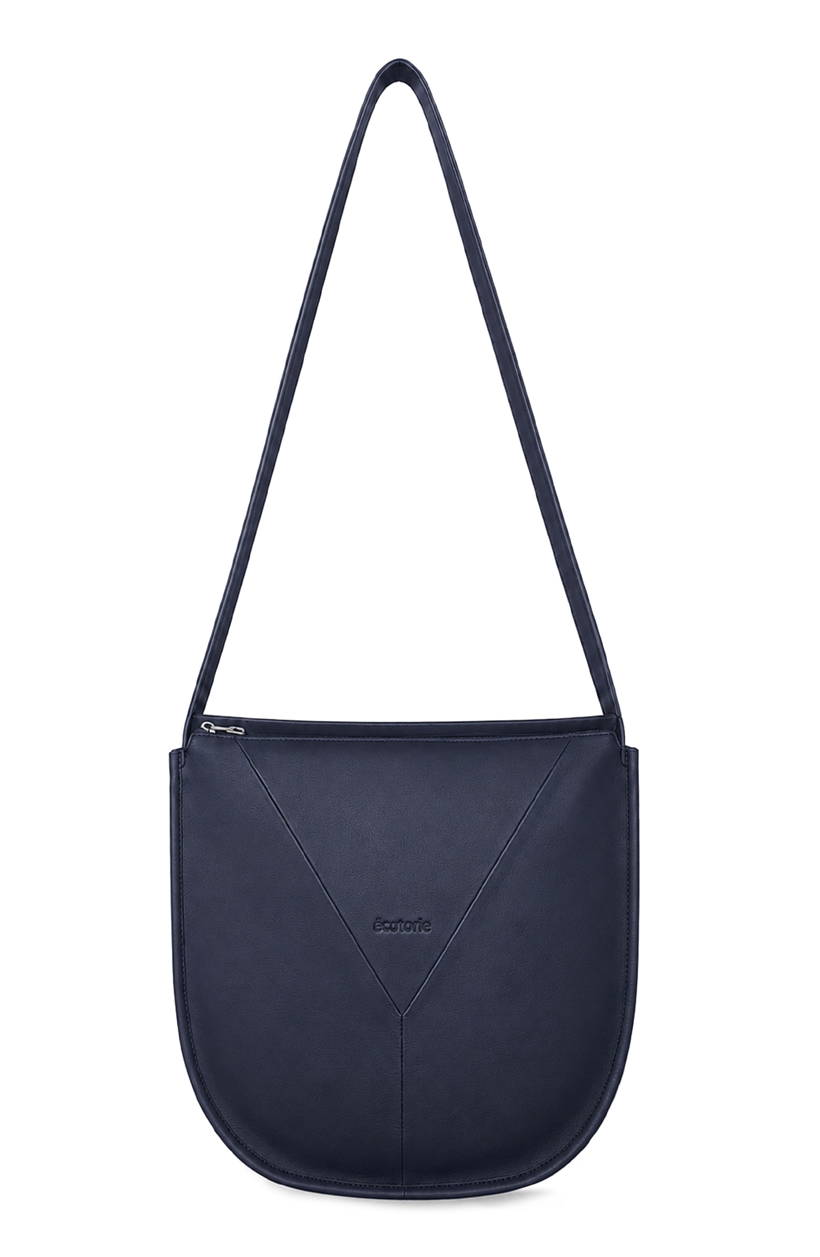 Sissy Leather Crossbody Bag, Main, color, MIDNIGHT