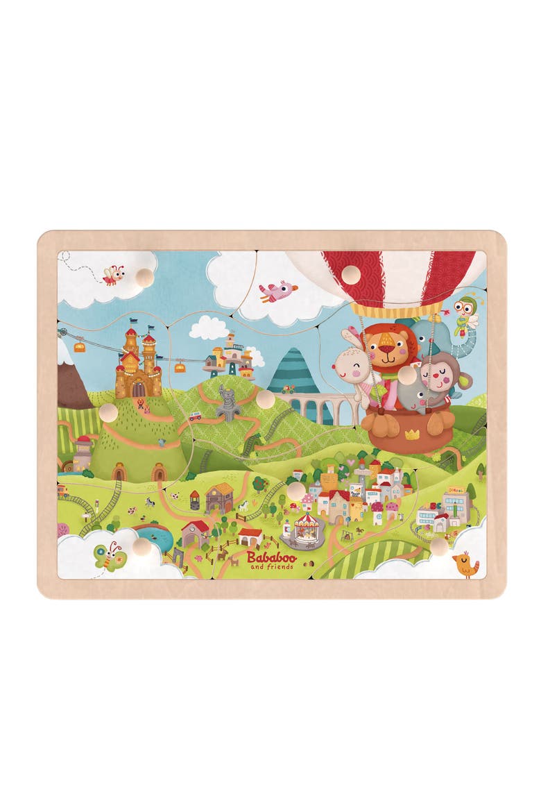 Day and Night Discovery Puzzle, Main, color, Blue