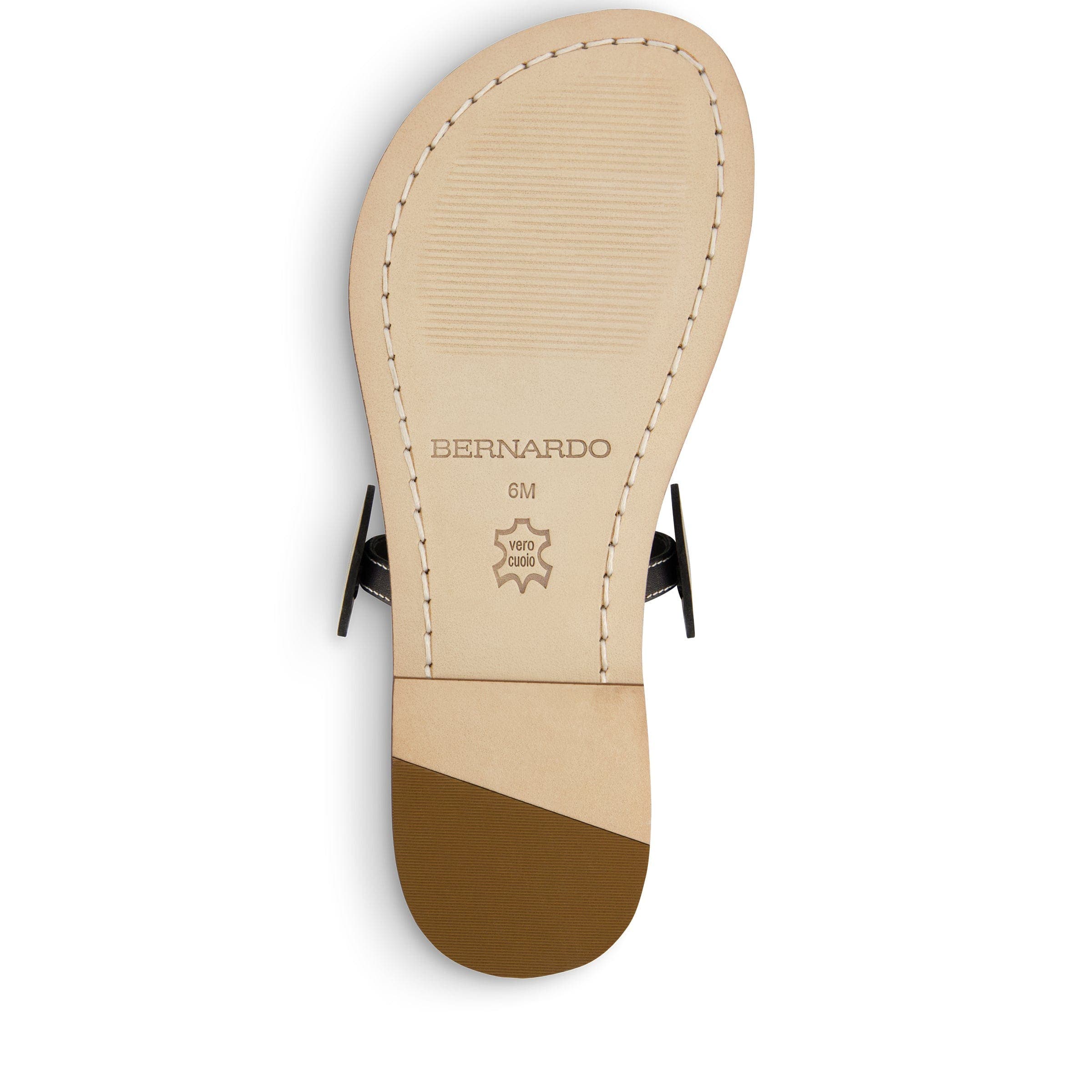 Bernardo Footwear New Moon Toe Loop Sandal, Alternate, color, Black