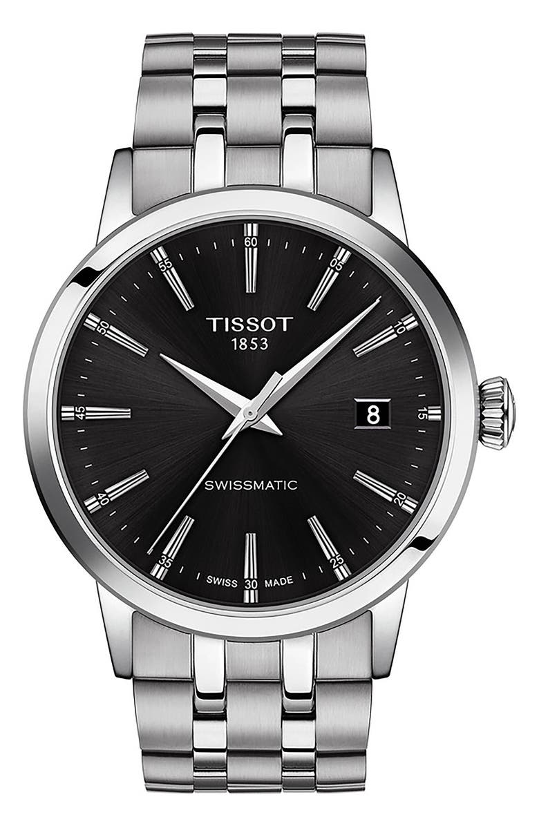 Tissot Classic Dream Automatic Bracelet Watch, 42mm, Main, color,