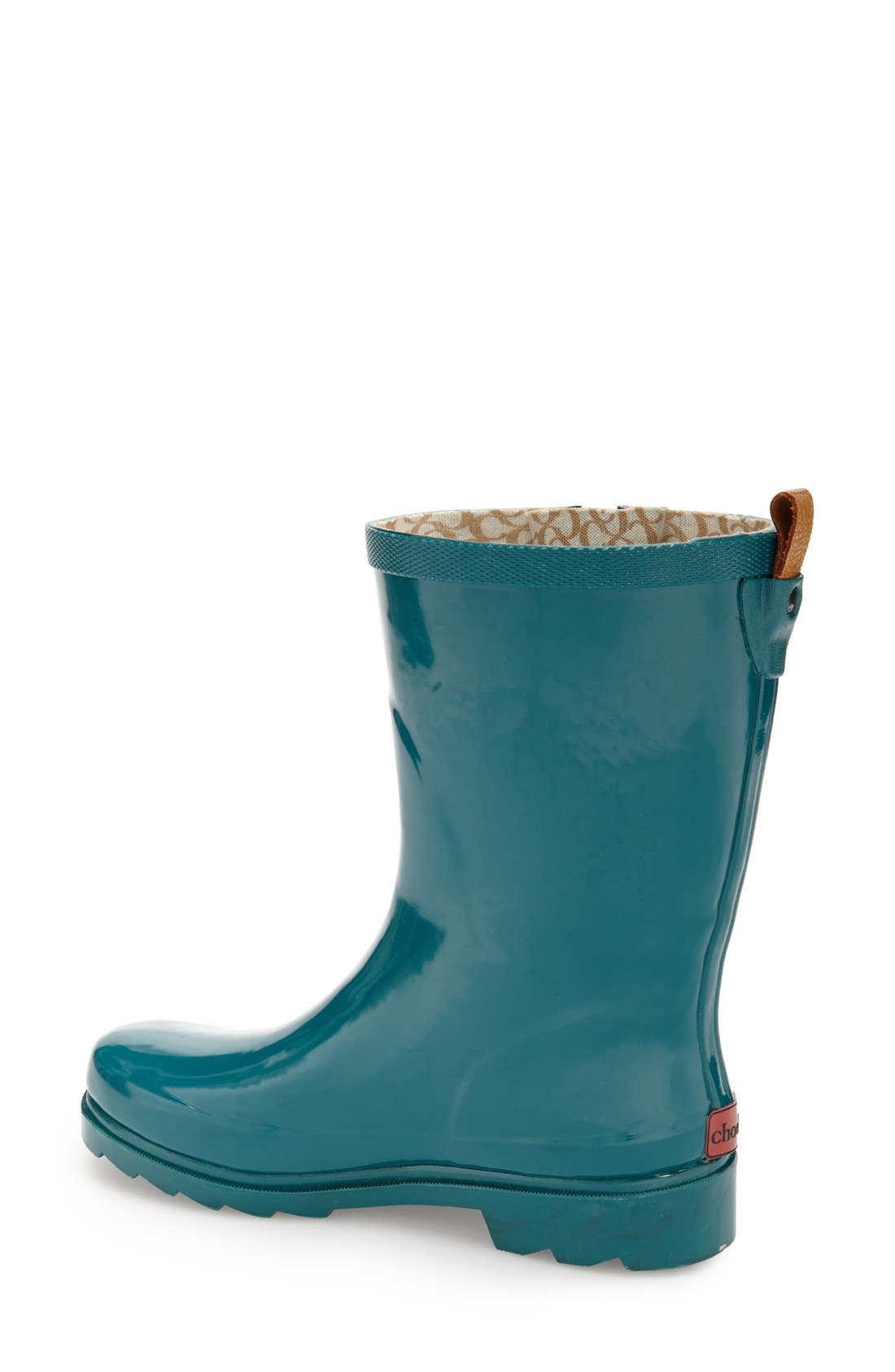 'Top Solid Mid Height' Rain Boot, Alternate, color, FOREST