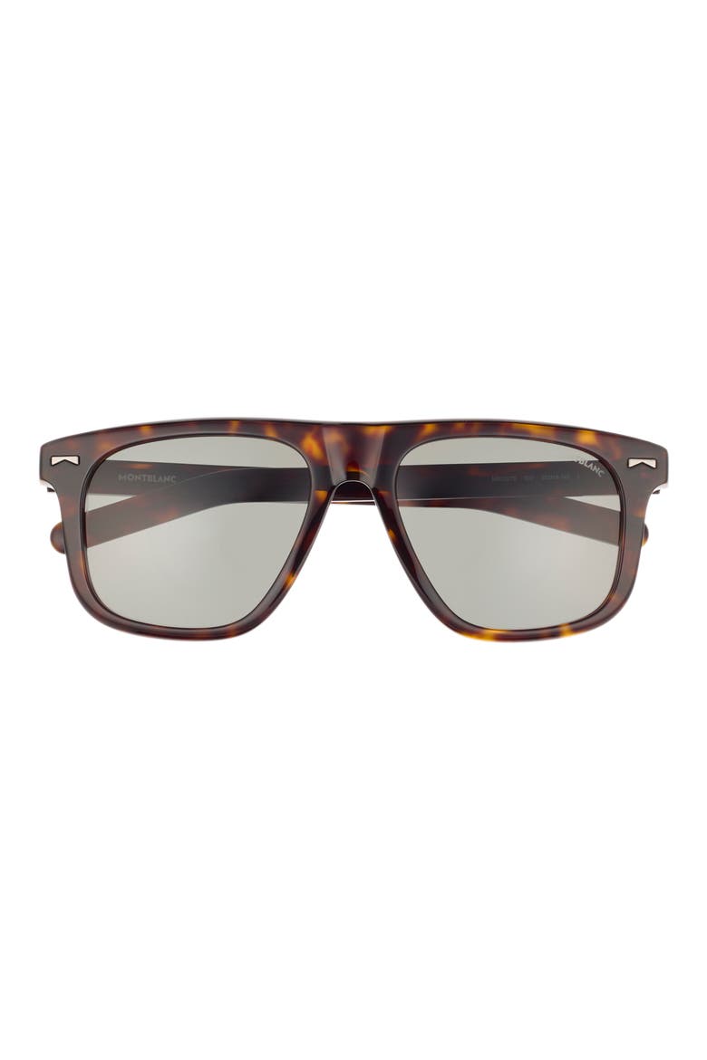 55mm Core Shield Sunglasses, Main, color, HAVANA HAVANA GREEN