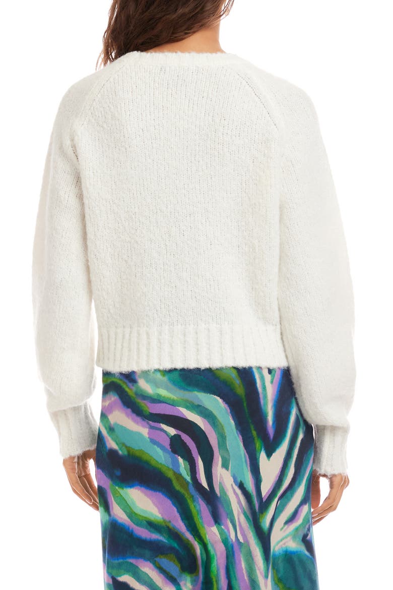 Pearl Button Cardigan, Alternate, color, OFF WHITE