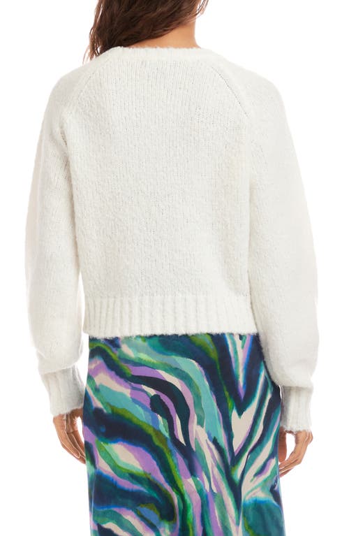 Karen Kane Pearl Button Cardigan In White