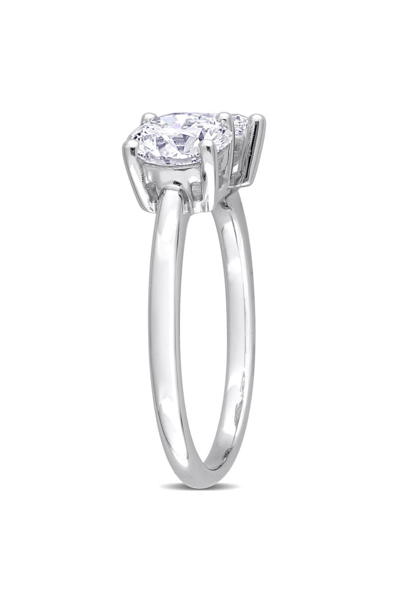 2 CTW Lab-Grown Diamond 2-Stone Pear Ring 14k, Alternate, color, White Gold