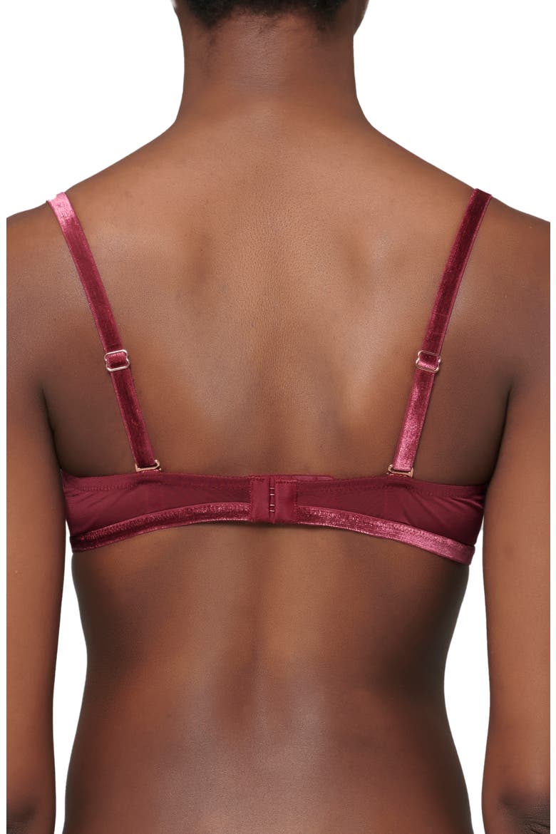 Scenario Underwire Demi Bra, Alternate, color, SPINEL RED