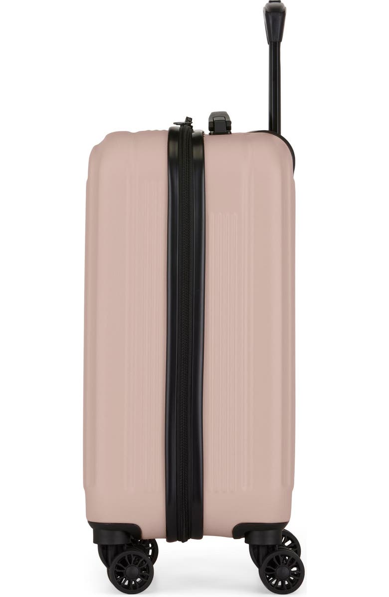 bugatti Singapore Hardside Carry-on Luggage with Double Wheels, Alternate, color, Blush