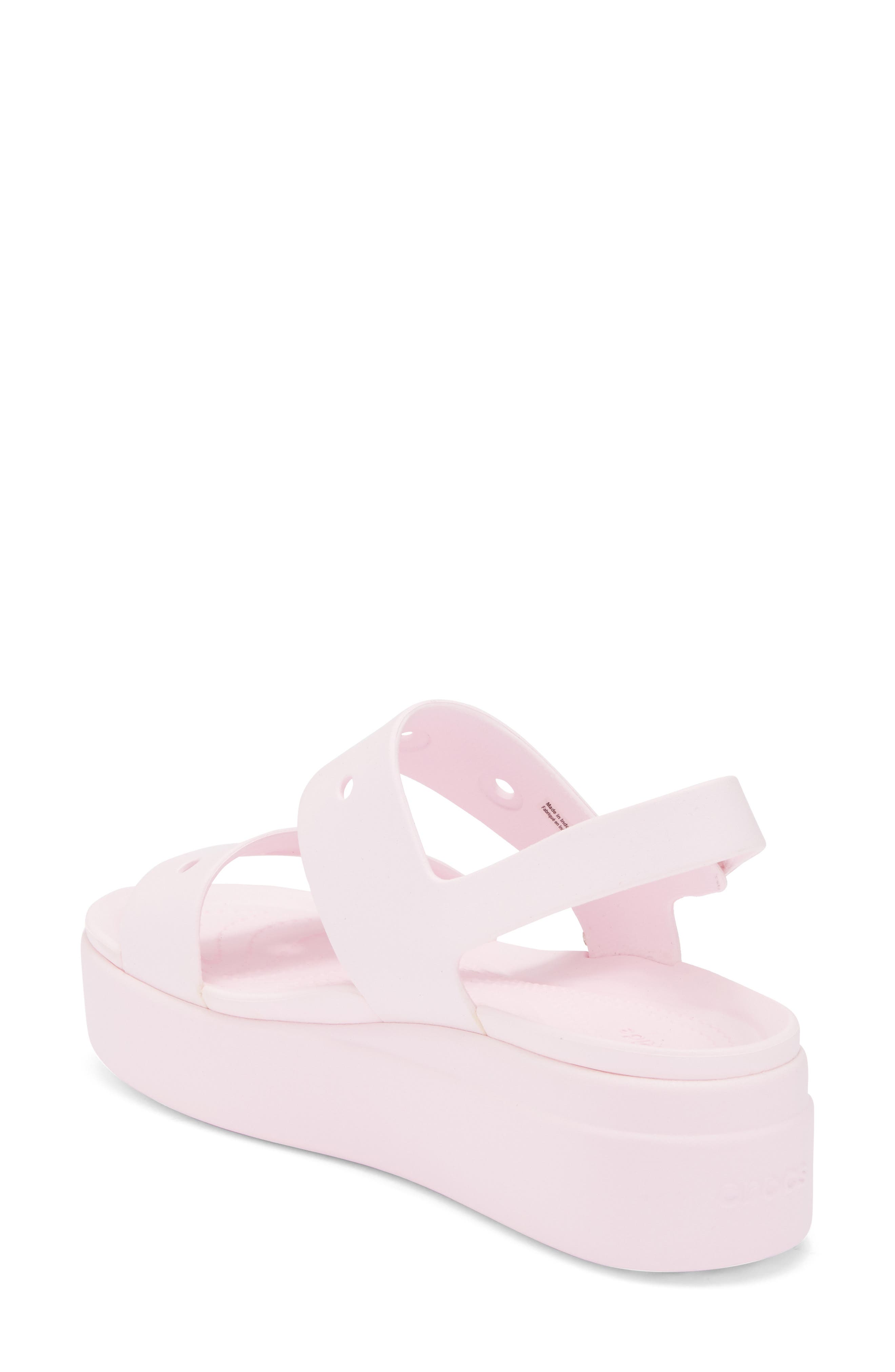 Brooklyn 4U Water Resistant Wedge Slingback Sandal, Alternate, color, PINK MILK