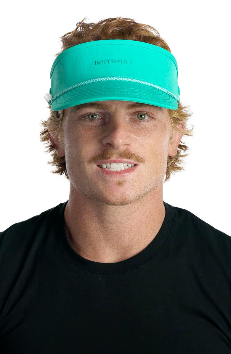 Melin Coast Hydro Performance Visor, Alternate, color, Neon Aqua