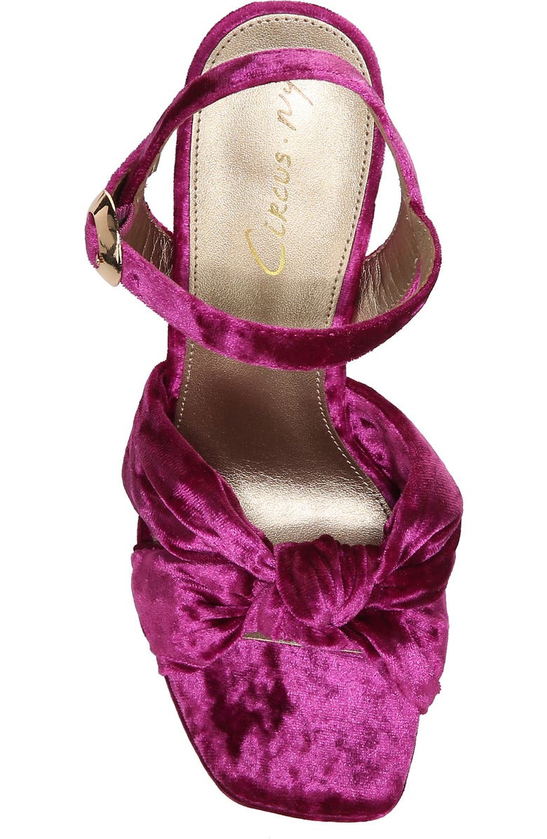 Circus NY by Sam Edelman Audrea Platform Sandal, Alternate, color, Magenta Velvet