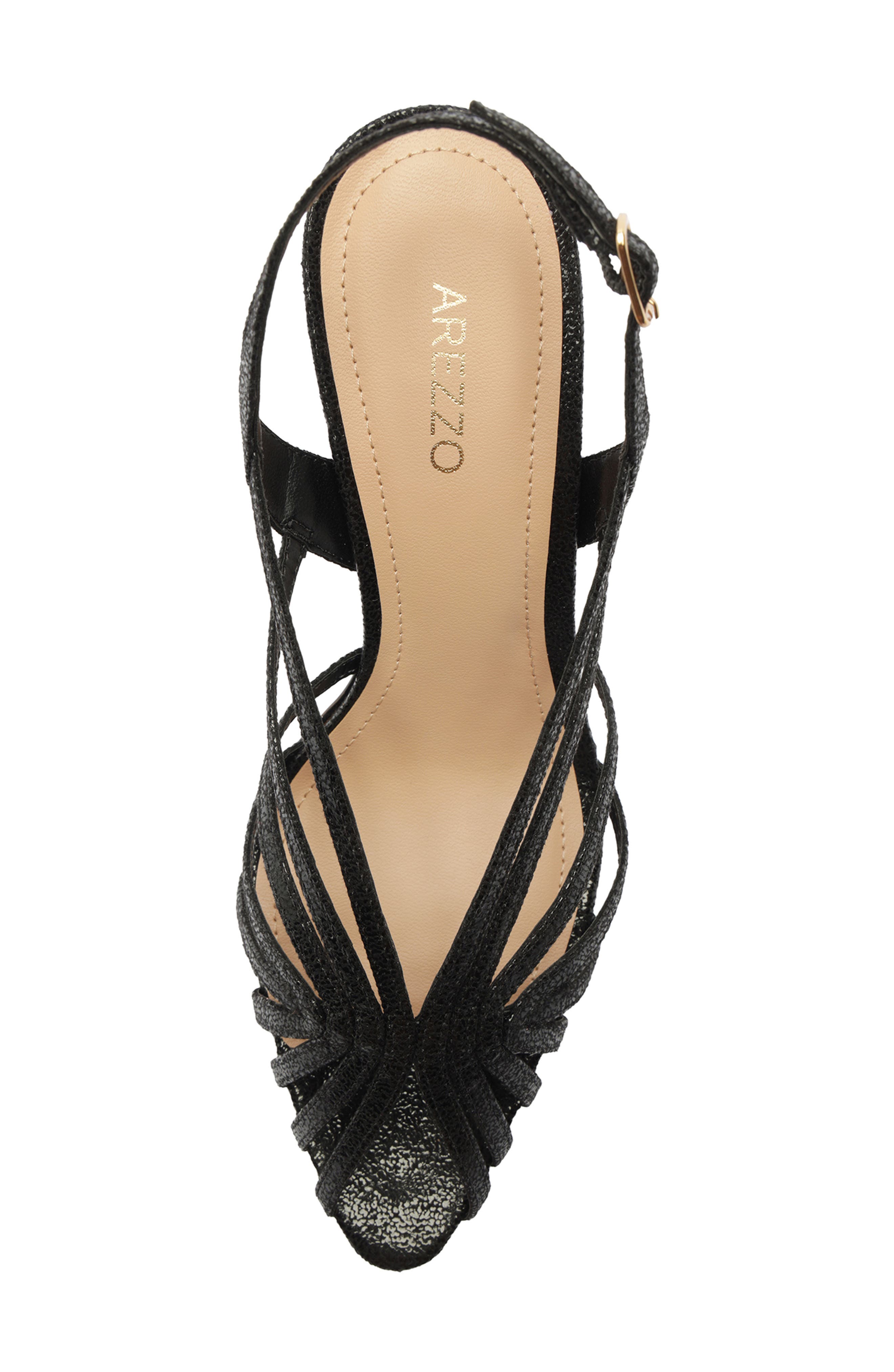 Arezzo Lucia Slingback Sandal, Alternate, color, Black