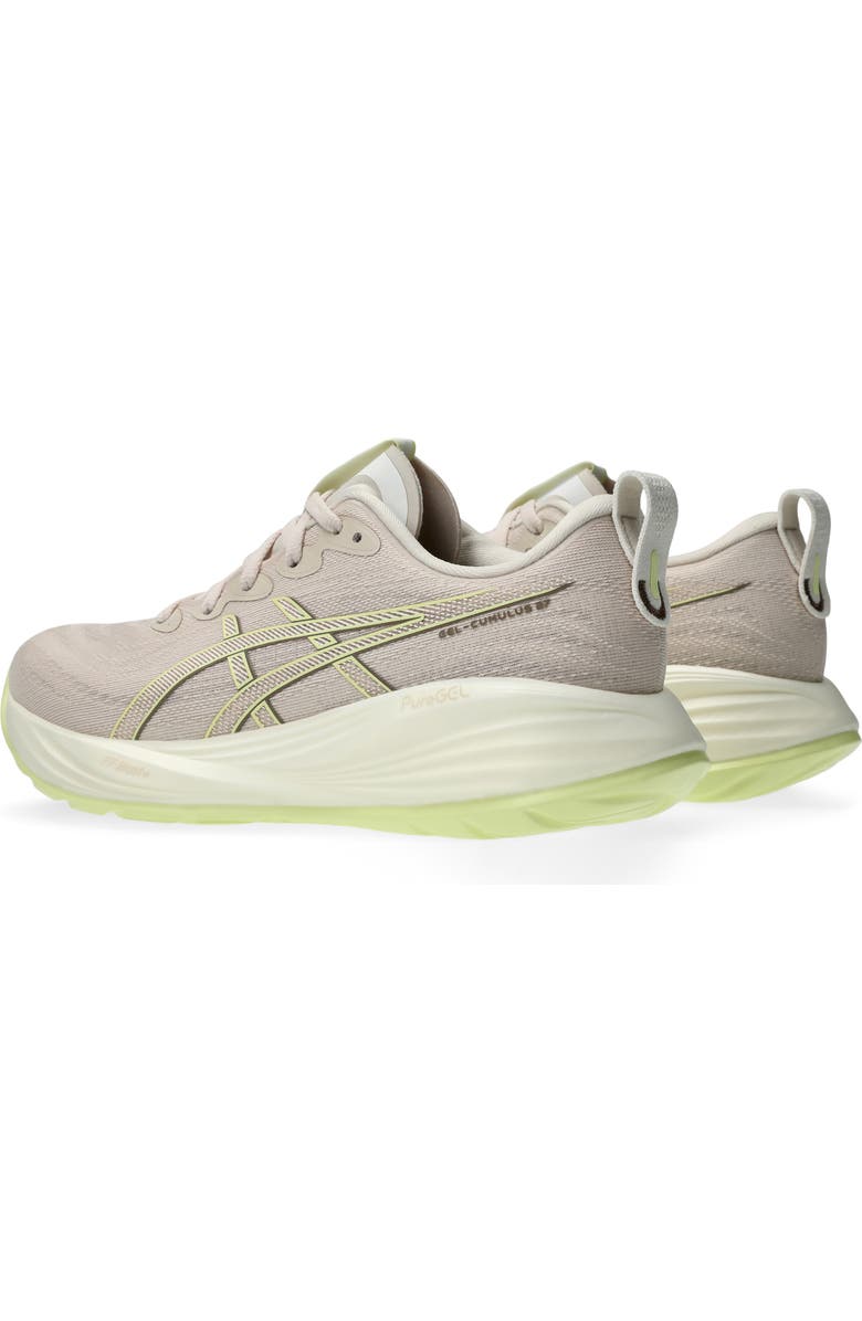 ASICS<sup>®</sup> GEL-CUMULUS<sup>®</sup> 27 Running Shoe, Alternate, color, Mineral Beige/ Huddle Yellow