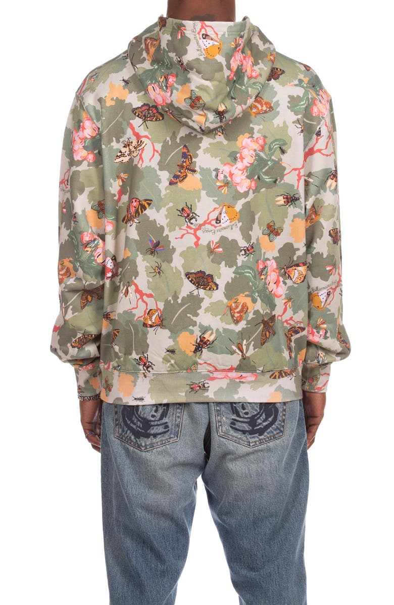 Billionaire Boys Club Buzzy Graphic Hoodie, Alternate, color, Pale Marigold