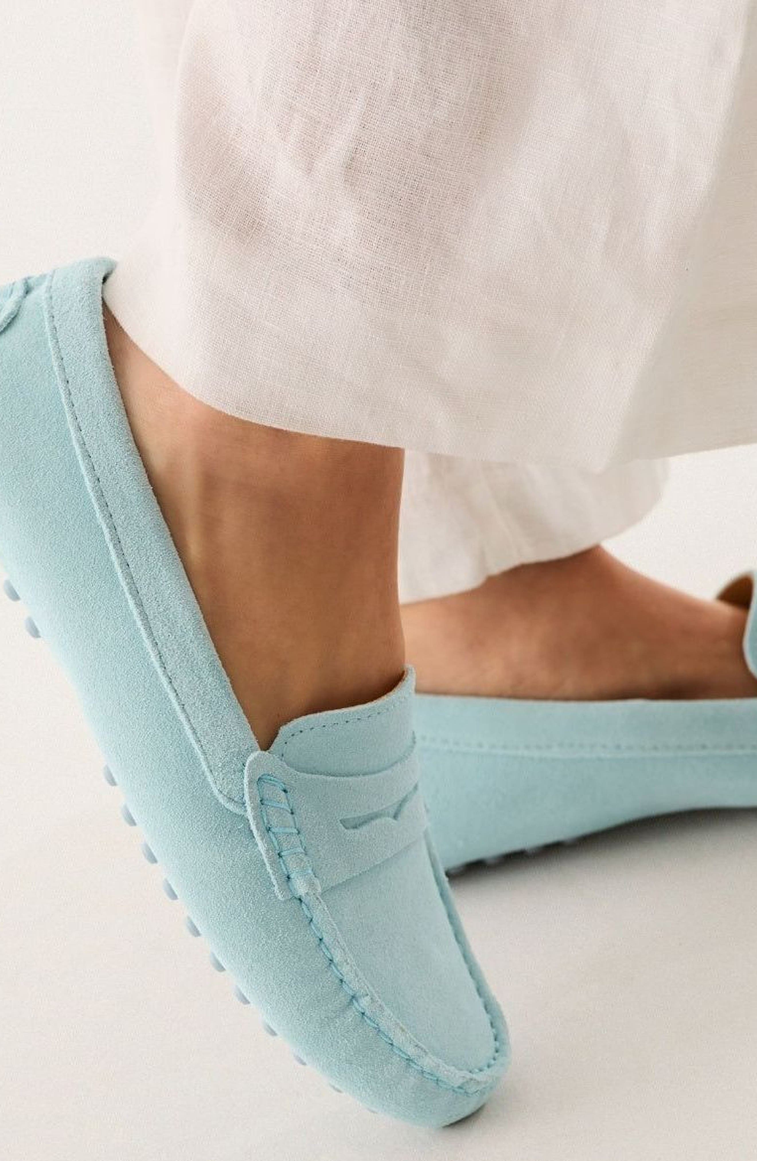 Oporto Moccasin Loafer, Alternate, color, Light Blue