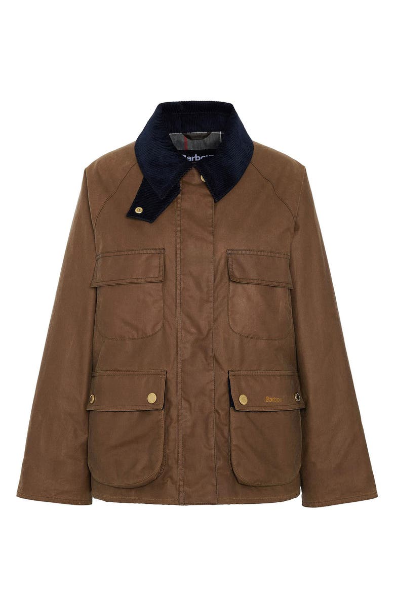 Barbour Ruth Waxed Cotton Jacket, Alternate, color, 