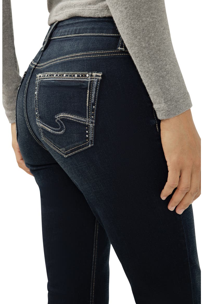 Elyse Slim Bootcut Jeans, Alternate, color, AURORA