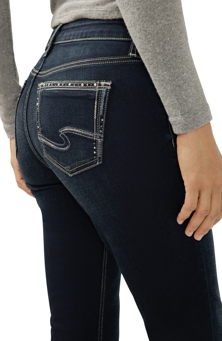 Silver Jeans Co. Elyse Slim Bootcut Jeans, Alternate, color, 