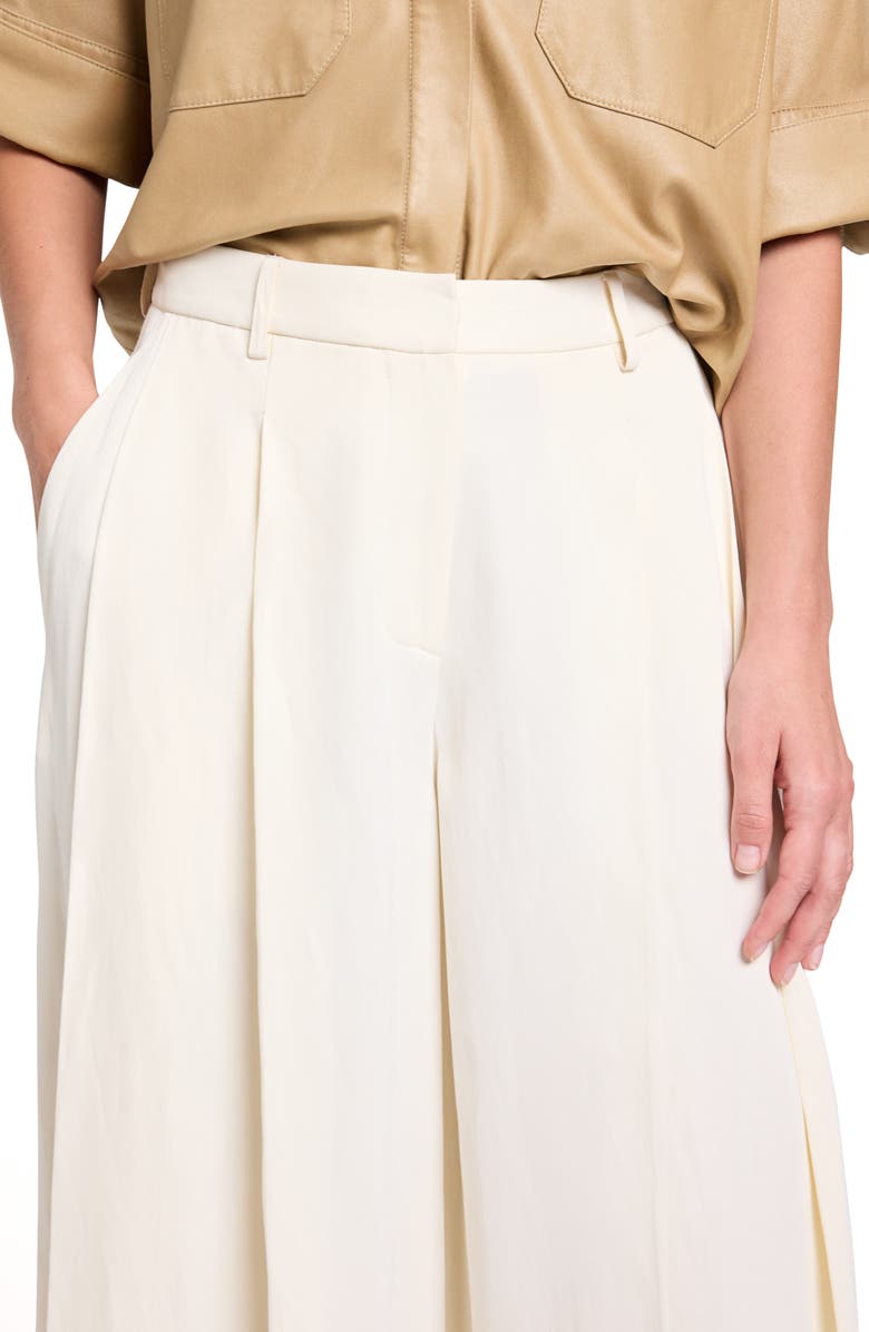 TWP Crosby Wide Leg Pants, Alternate, color, Bone