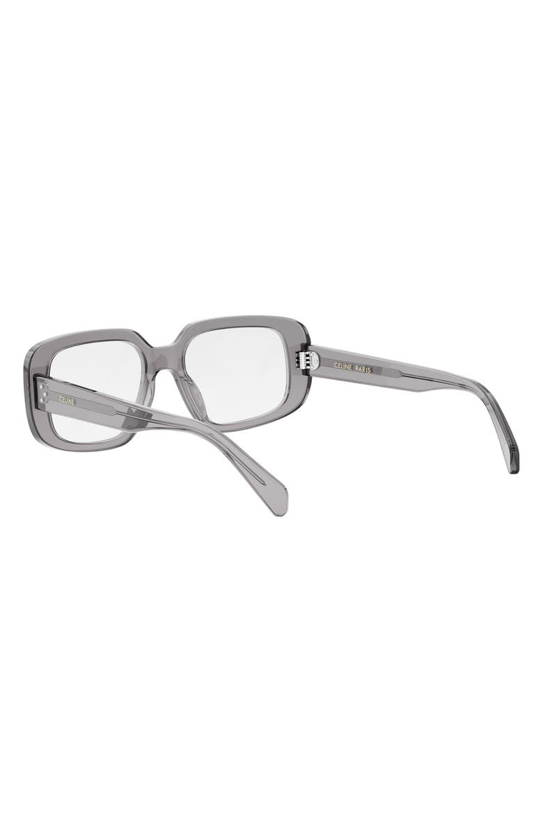 CELINE Bold 54mm Rectangular Optical Glasses, Alternate, color, 