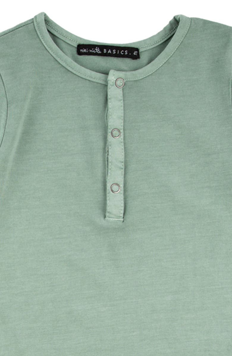 Miki Miette Kids' Pauli Short Sleeve Henley, Alternate, color,