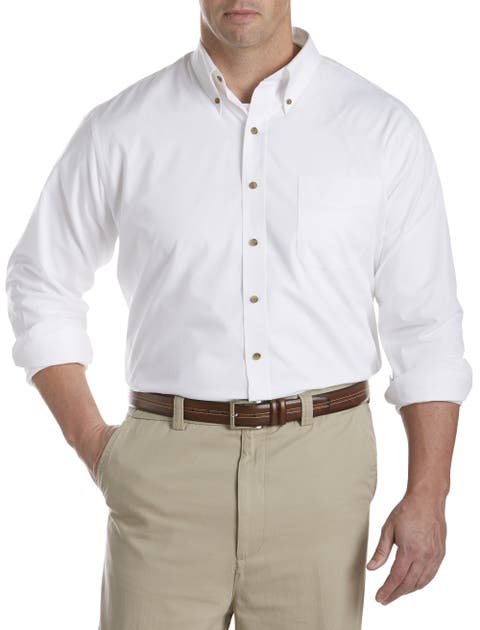 Big 
Tall Easy-Care Solid Sport Shirt