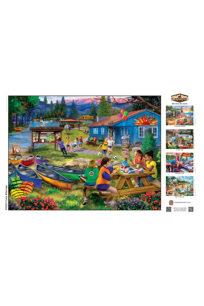 Camp Wiwanago 300 Piece Jigsaw Puzzle, Alternate, color, Multicolor