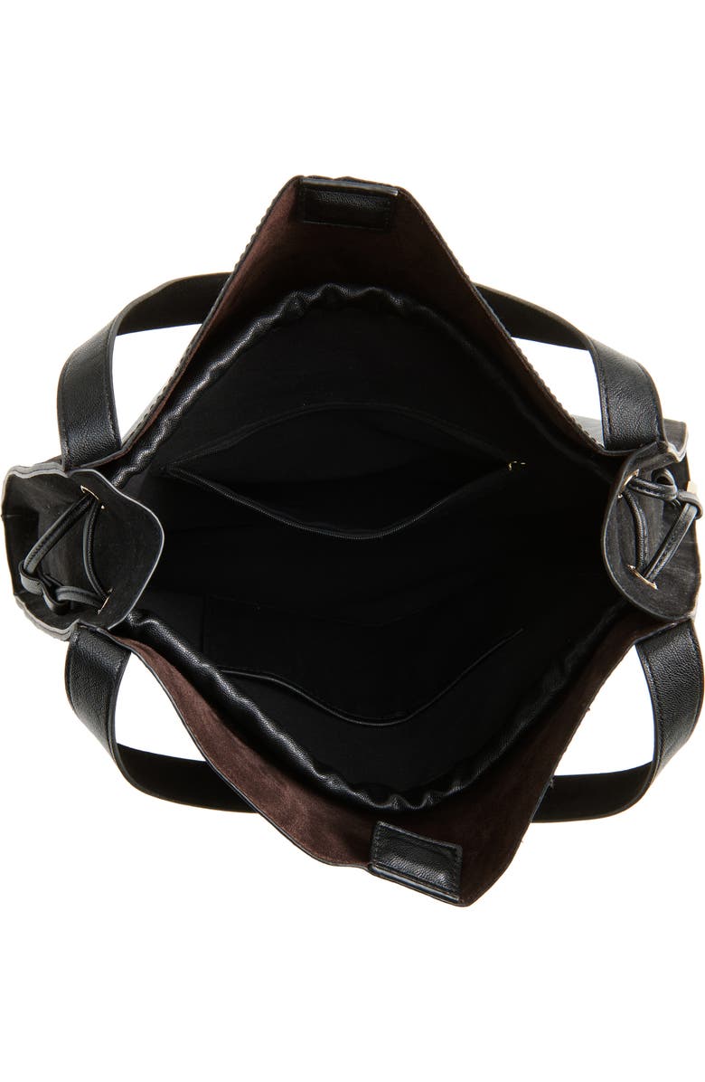 Dolce Vita Fallon Faux Leather Shoulder Bag, Alternate, color, Black