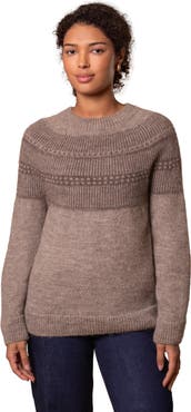 Celtic & Co. British Wool Yoke Pattern Sweater