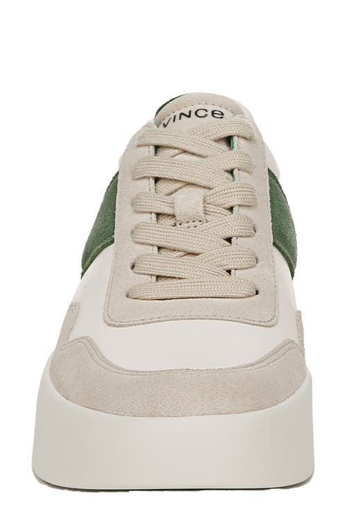 Vince Warren Court Sneaker In Palm Leaf
